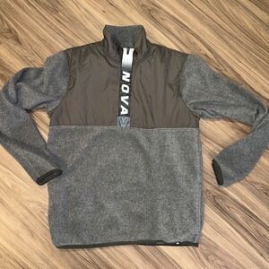 '47 Brand Villanova Wildcats Fleece‎ Pullover Quarter Zip Jacket Small